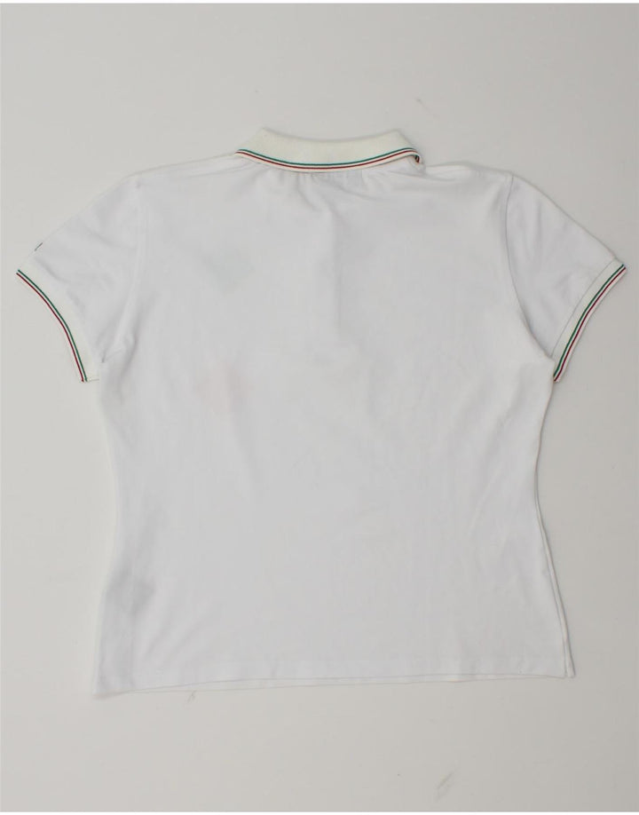 Polo da donna Slam UK 14 Large White Argyle/Diamond Poliammide