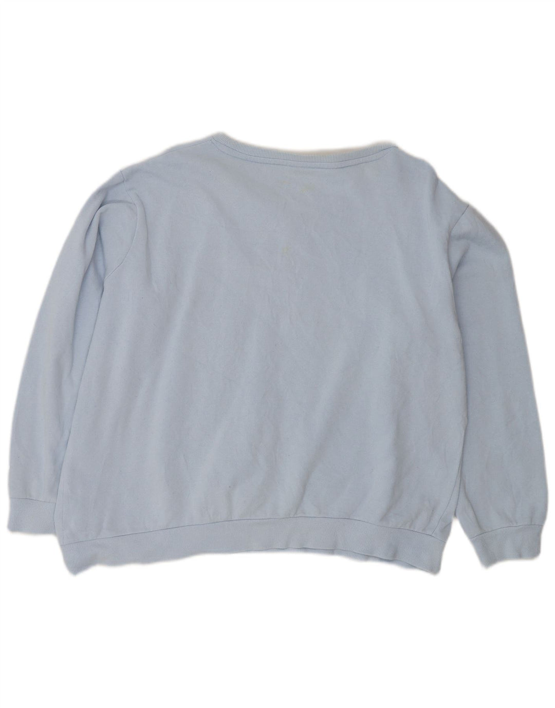 Felpa da donna con grafica corta oversize Fila, maglione UK 16 grande blu