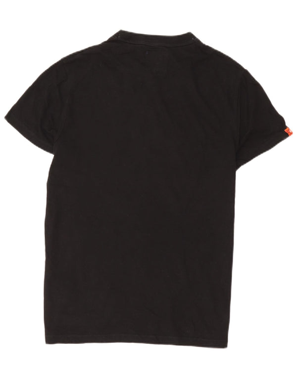 T-shirt da uomo Superdry Top in cotone nero medio
