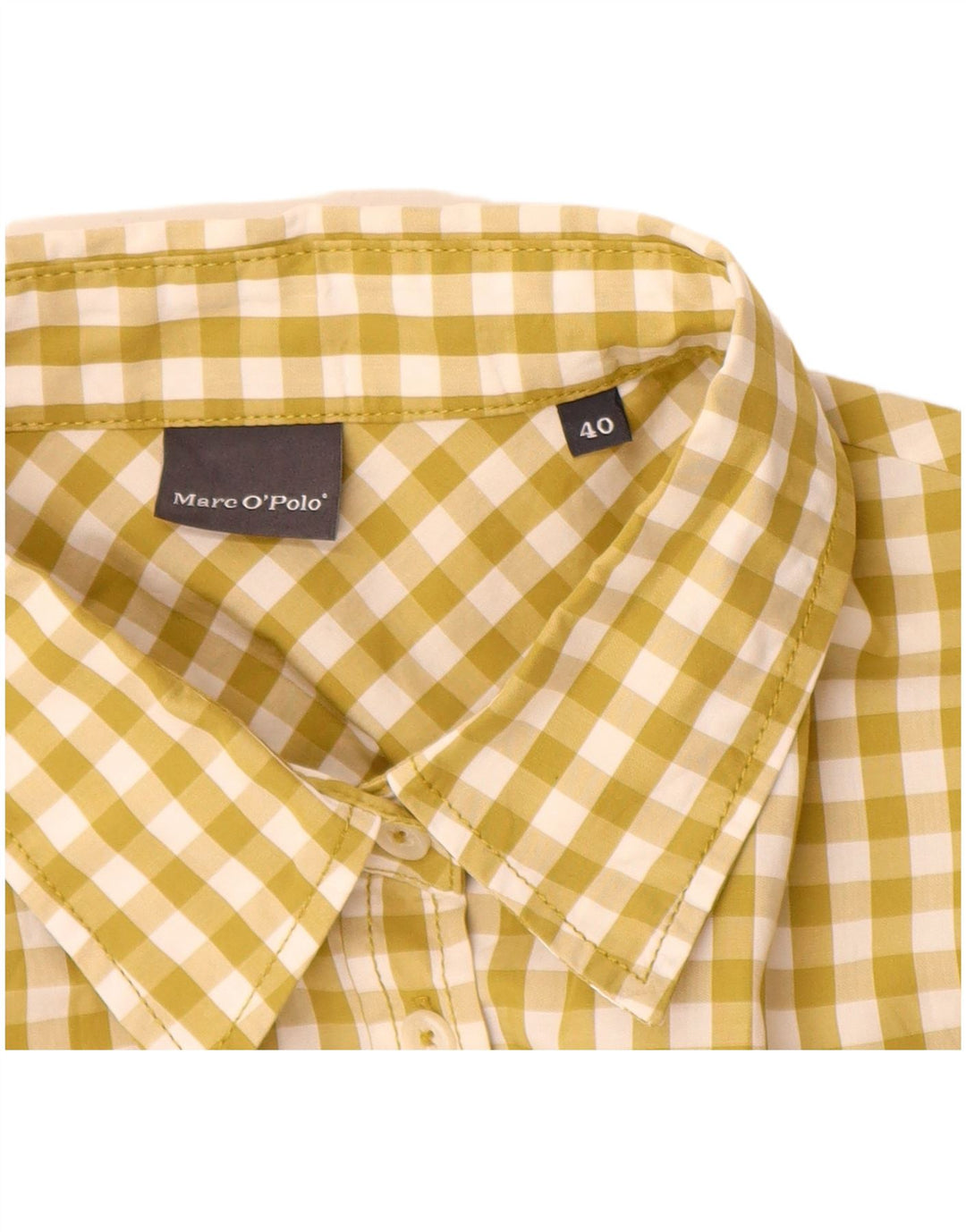 Camicia oversize da donna MARC O'POLO IT 40 Small in cotone a quadretti verdi