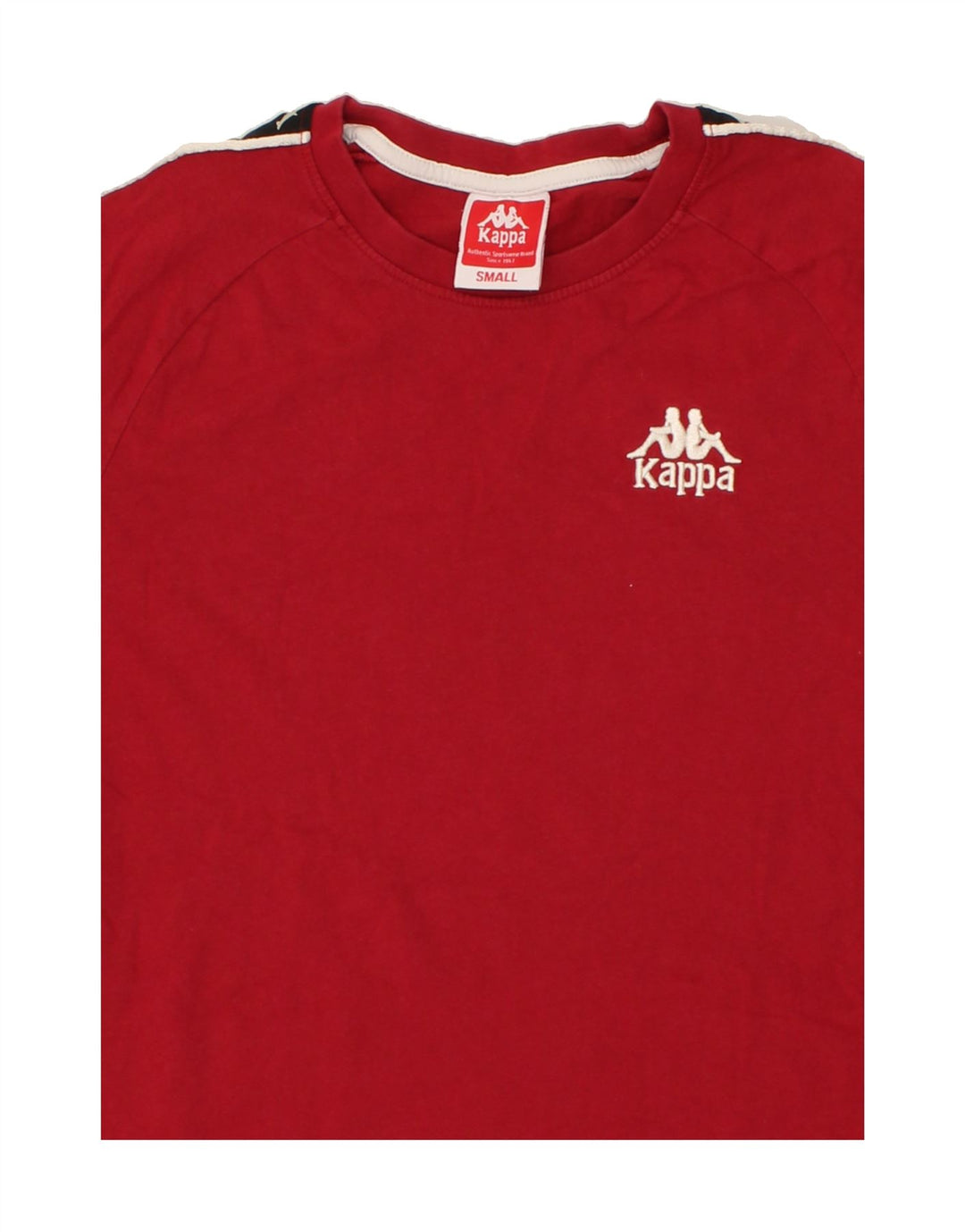 KAPPA Mens Graphic T-Shirt Top Small Red Colourblock Cotton Vintage Kappa and Second-Hand Kappa from Messina Hembry 