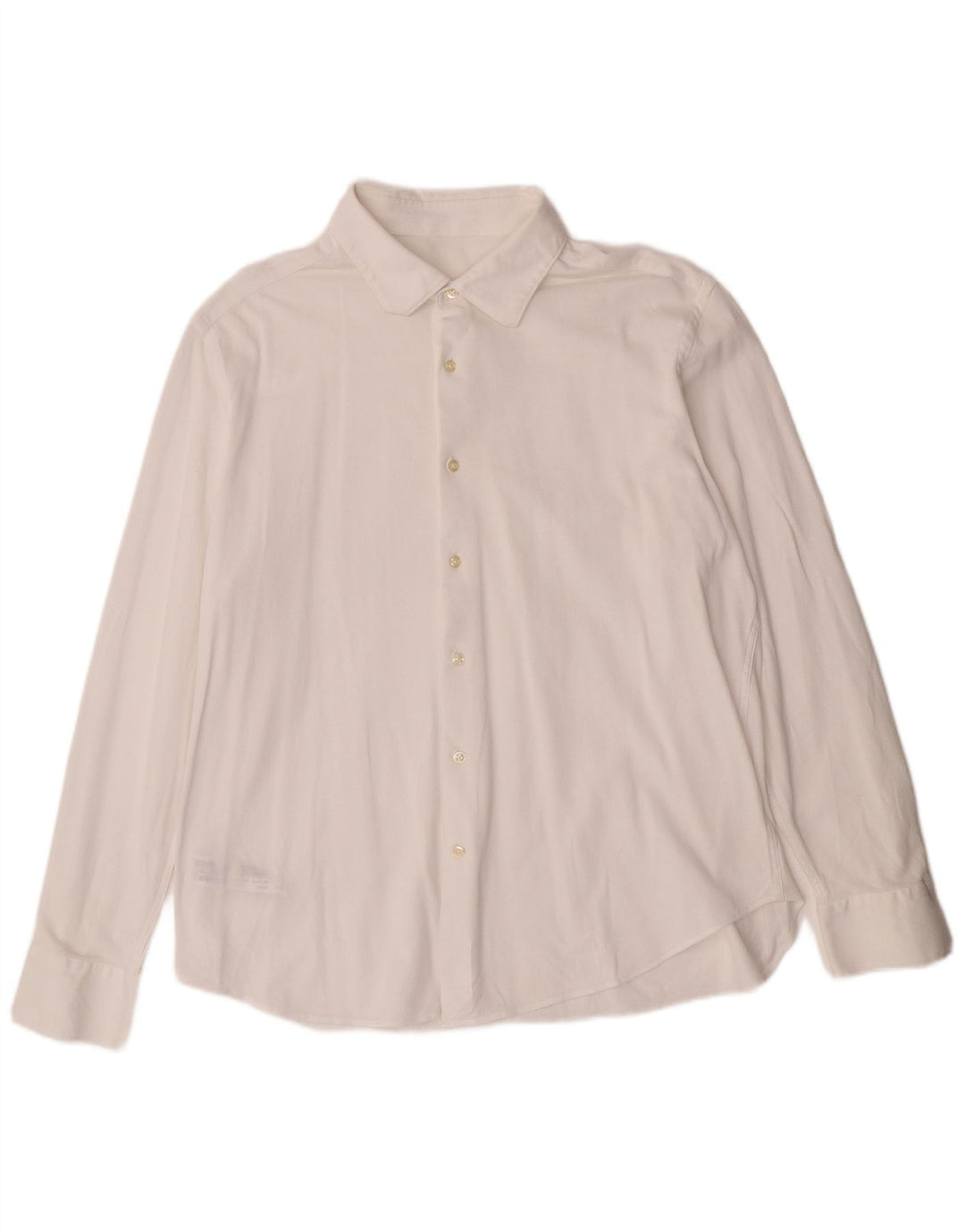 Camicia da uomo Massimo Dutti 2XL Cotone bianco