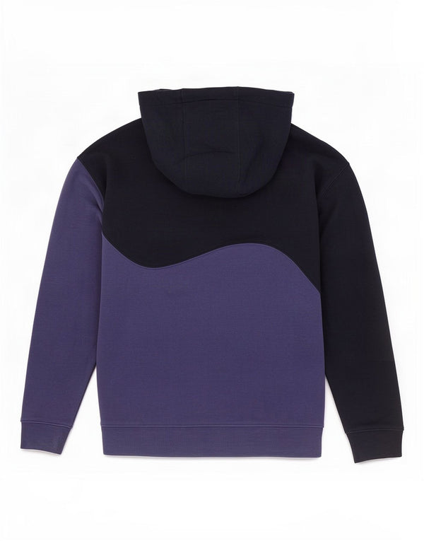 Maglione con cappuccio oversize grafico da uomo Jack Wills piccolo color block blu navy