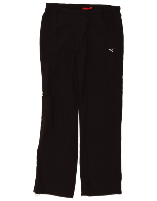 Pantaloni da tuta cargo da donna Puma UK 18 XL poliestere nero