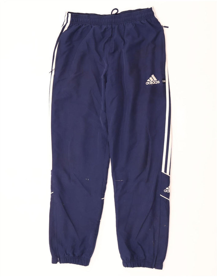 Pantaloni da tuta da uomo Adidas Joggers medi in poliestere blu navy