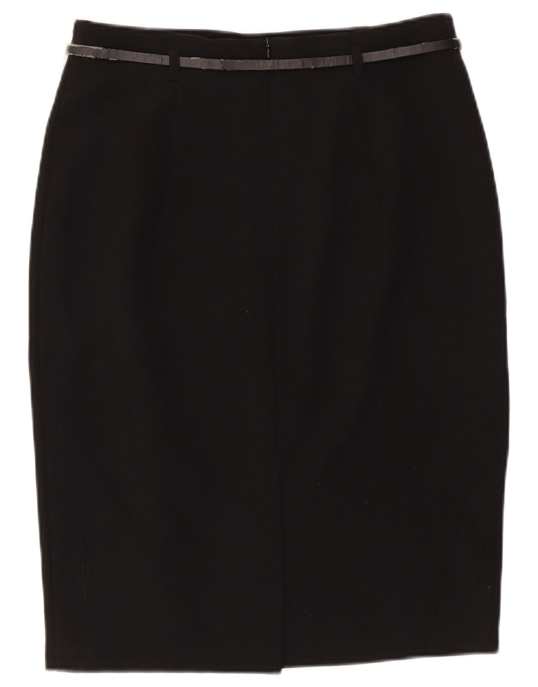 Gonna a tubino da donna Marks & Spencer UK 10 piccola W28 poliestere nero