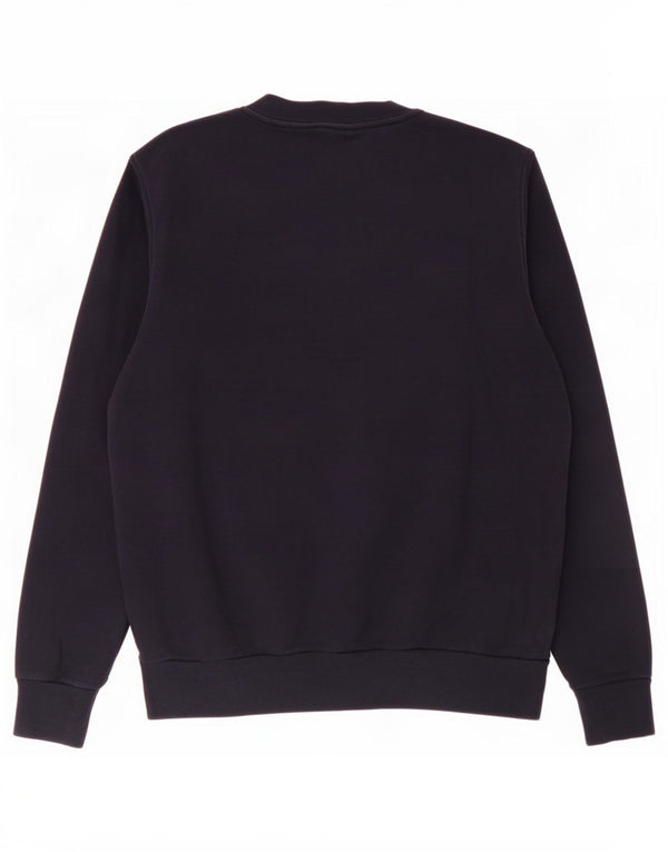 Felpa grafica da uomo Calvin Klein, maglione medio, blu navy, color block