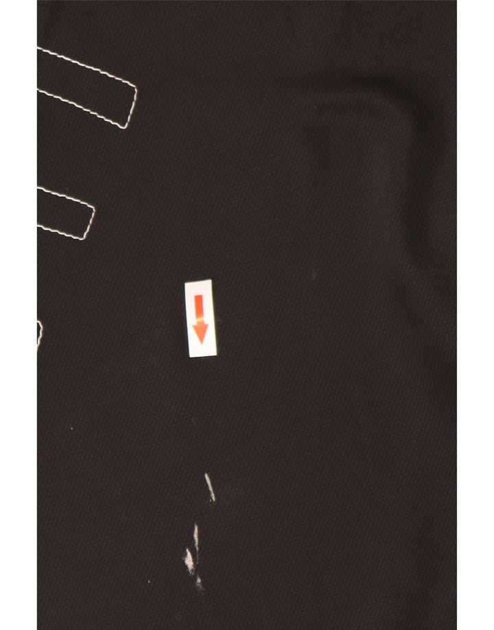 Pantaloncini sportivi Nike da uomo con grafica, grandi, in poliestere color block nero