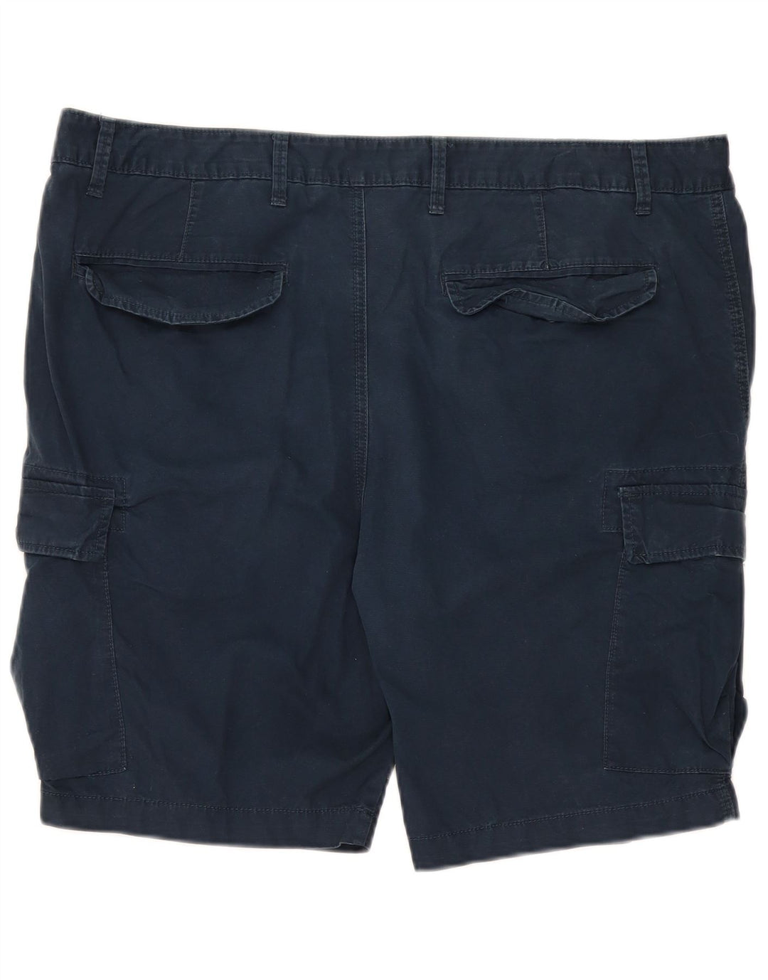 MARKS & SPENCER Pantaloncini cargo da uomo W40 XL Blu navy in cotone
