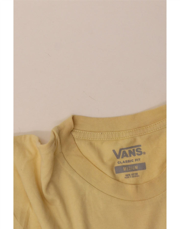 Maglietta da uomo Vans Classic Fit in cotone giallo medio