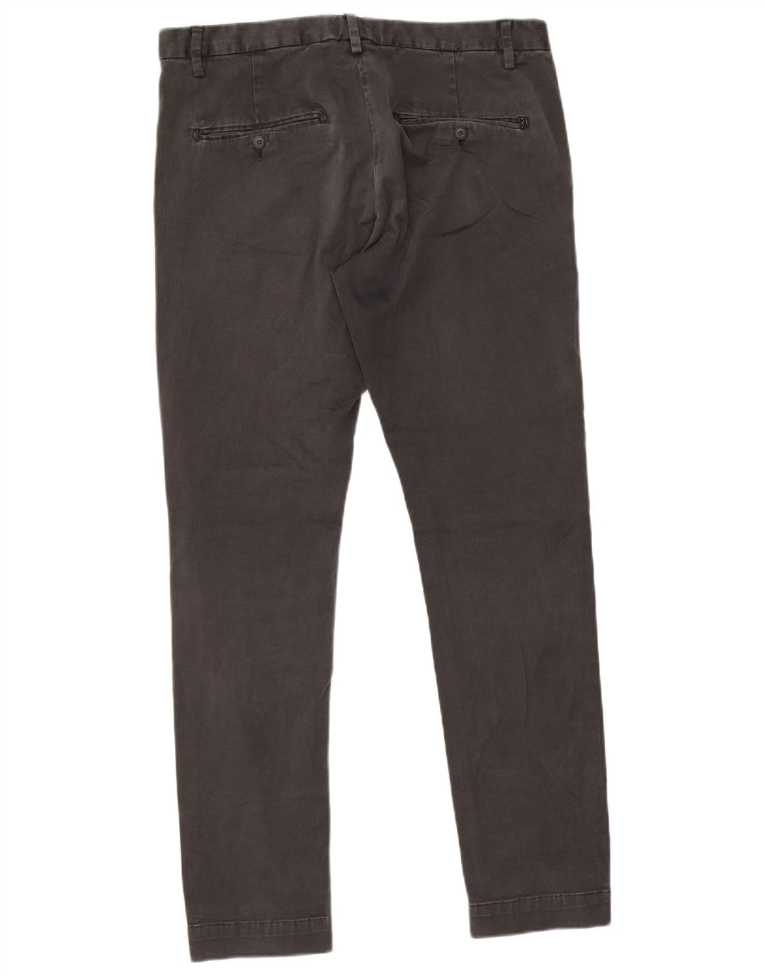 Pantaloni chino slim da uomo Dondup W36 L31 in cotone grigio