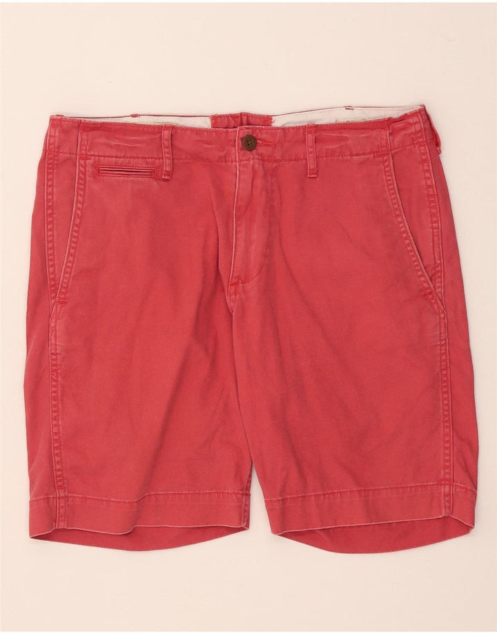 Pantaloncini chino Denizen da uomo Ralph Lauren W32 cotone rosso medio