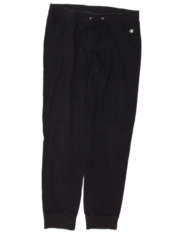 CHAMPION Pantaloni da tuta da donna Joggers UK 16 Large Nero Cotone