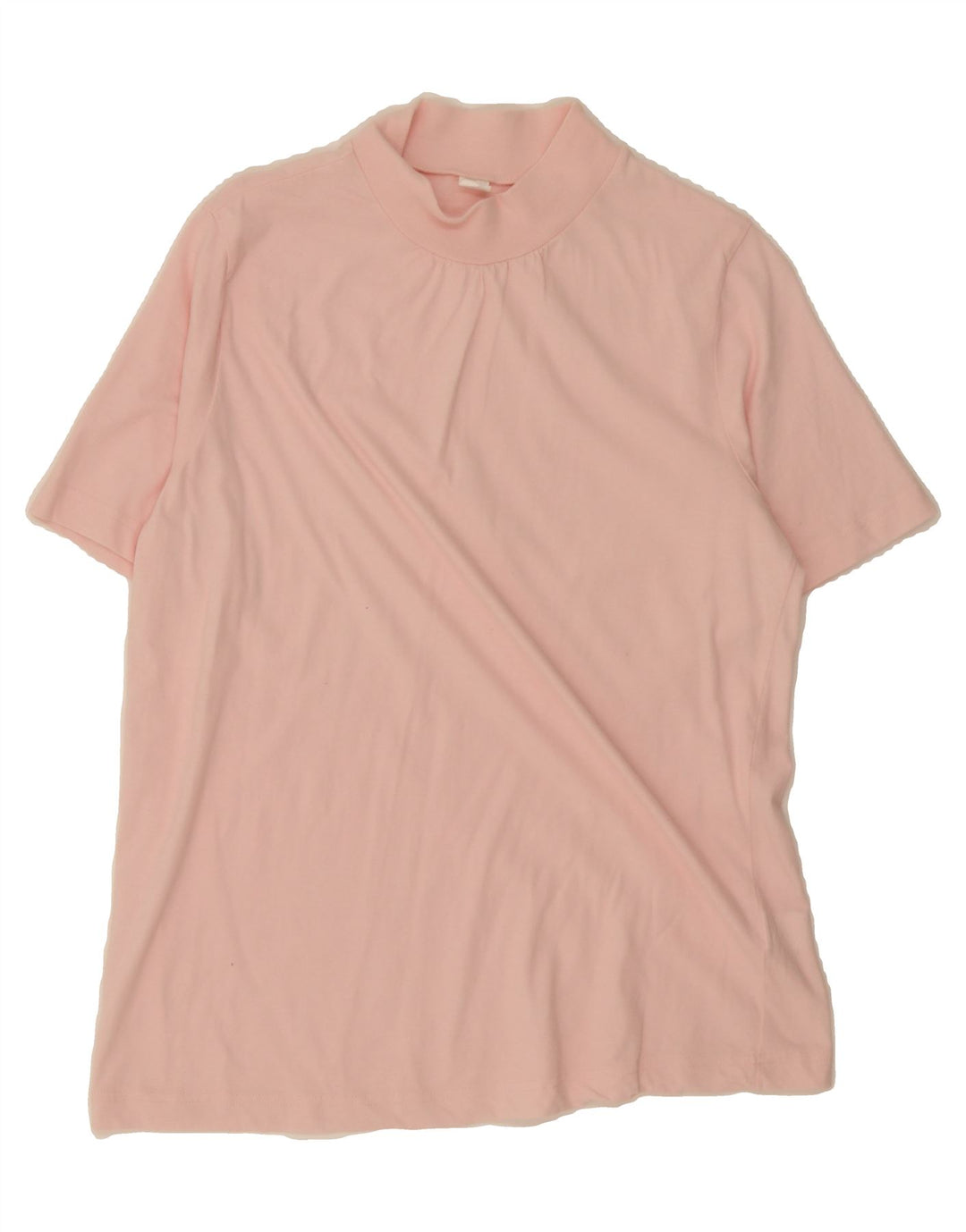 VINTAGE Womens T-Shirt Top UK 14 Medium  Pink Cotton Vintage Vintage and Second-Hand Vintage from Messina Hembry 