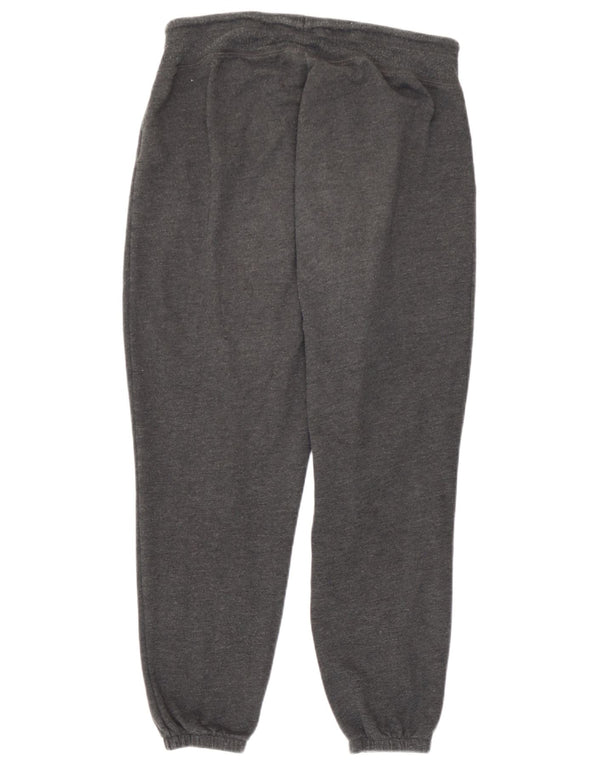 Gap Womens Graphic Tracksuit Trousers Joggers UK 14 Medium  Grey Cotton