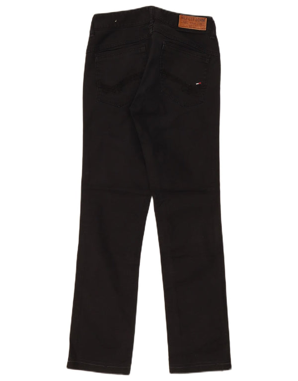 Pantaloni casual super bassi Victoria da donna Tommy Hilfiger W27 L28 neri