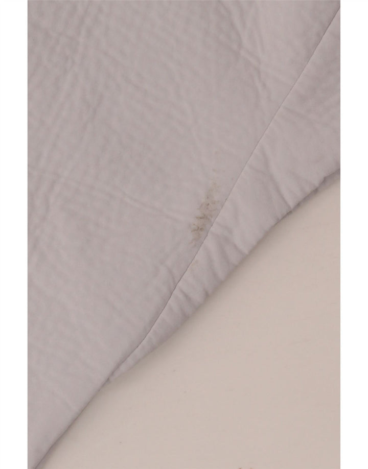 REEBOK Felpa con cappuccio oversize da donna UK 4/6 XS Poliestere bianco sporco