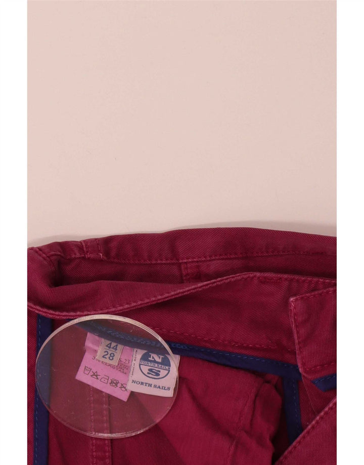 Jeans cropped da donna North Sails W28 L25 cotone rosso