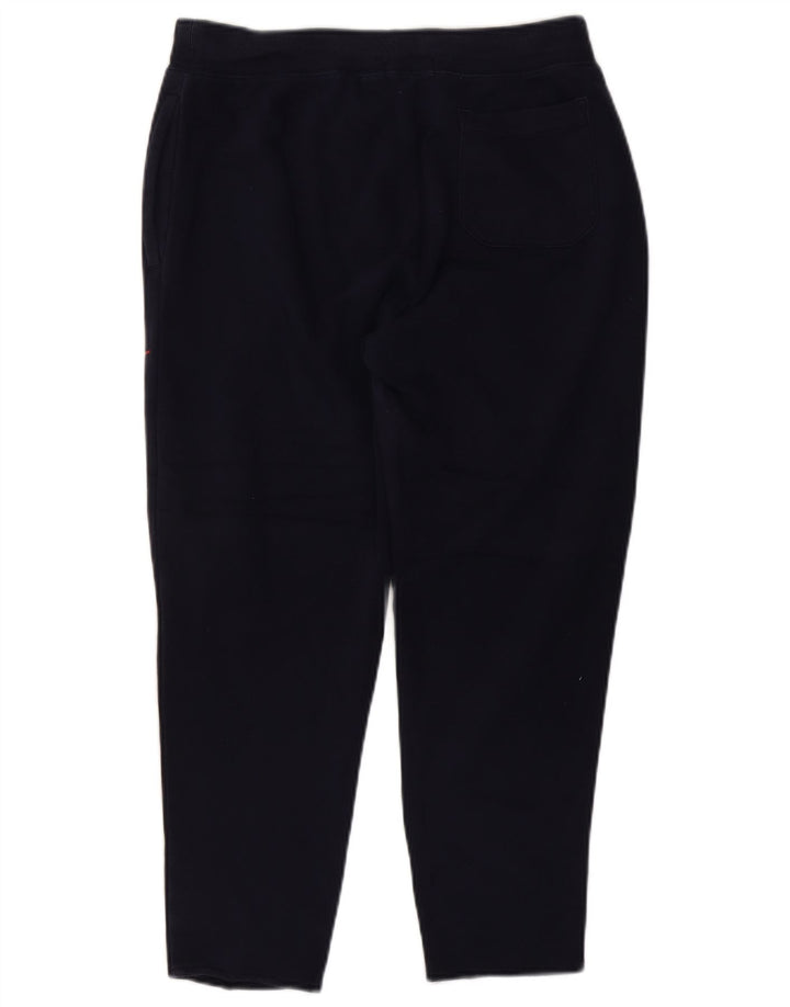 POLO RALPH LAUREN Pantaloni da tuta con grafica da uomo in cotone medio blu navy