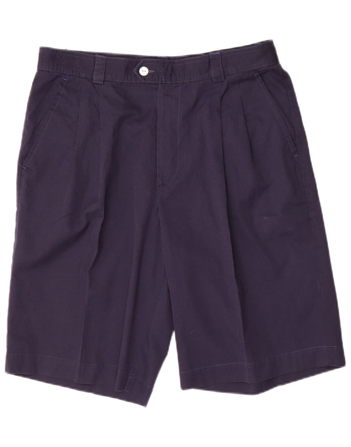 Pantaloncini chino con pegging da uomo Sergio Tacchini IT 50 Large W32 Blu Navy