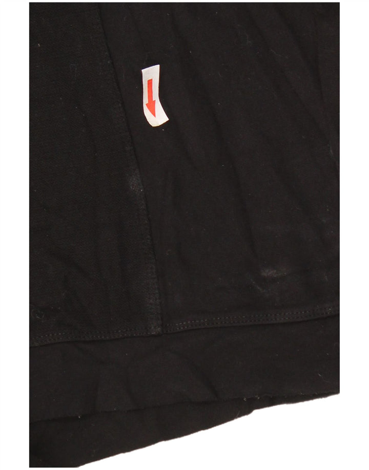 Felpa oversize da donna Zara con maniche a 3/4, taglia UK 14, media, nera
