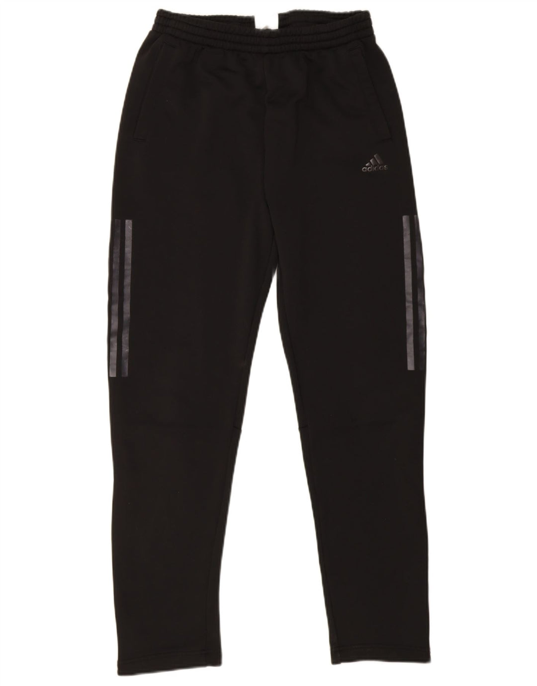 Pantaloni della tuta da ragazzo Adidas 15-16 anni in poliestere nero