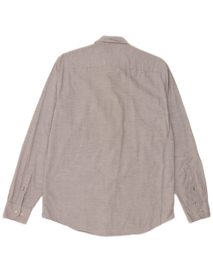 Camicia da uomo Regular Fit Tommy Hilfiger in cotone chiazzato grigio medio