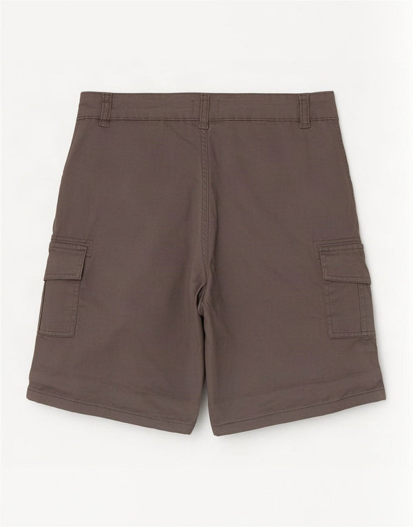 Pantaloncini cargo da donna Bench UK 12 medi W30 cotone grigio