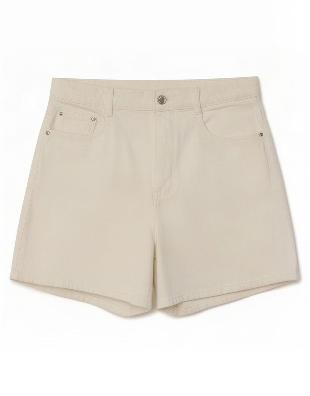 Pantaloncini di jeans da donna Zara EU 40 medi W30 bianchi