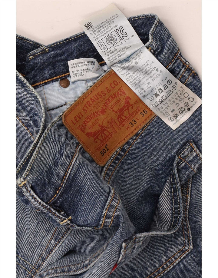 Levi's Uomo 501 Jeans dritti W33 L30 Cotone Blu