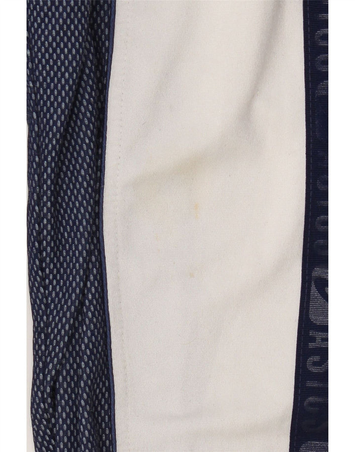 Giacca sportiva da uomo con cappuccio grafico Asics, grande, color block blu navy