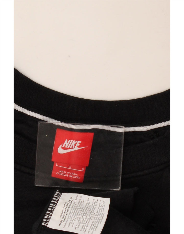 Felpa Nike Donna Maglione Large Nero in cotone