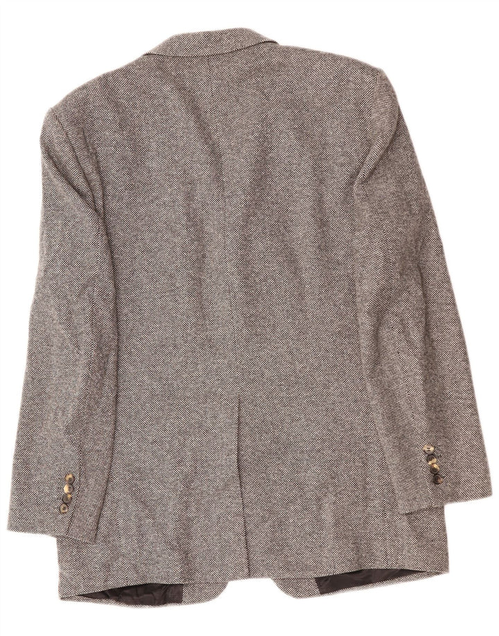 KARL LAGERFELD Giacca blazer a 3 bottoni da uomo UK 40 grande lana grigia