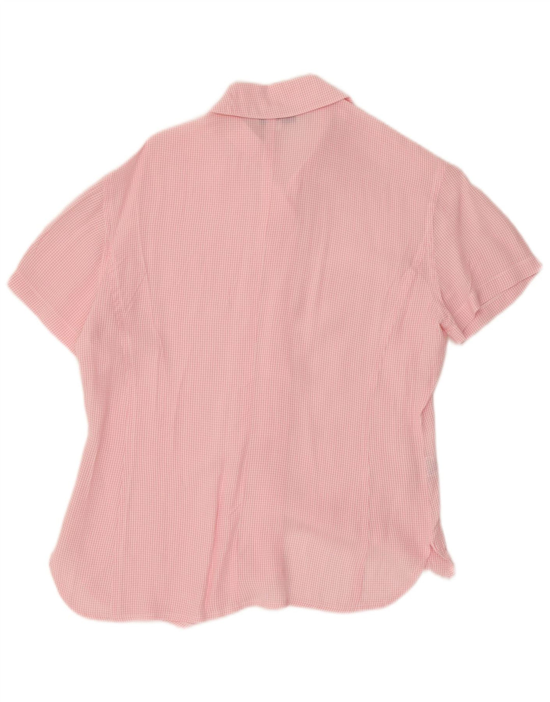 Camicia a maniche corte da donna Roberta Puccini IT 44 a quadretti rosa medio