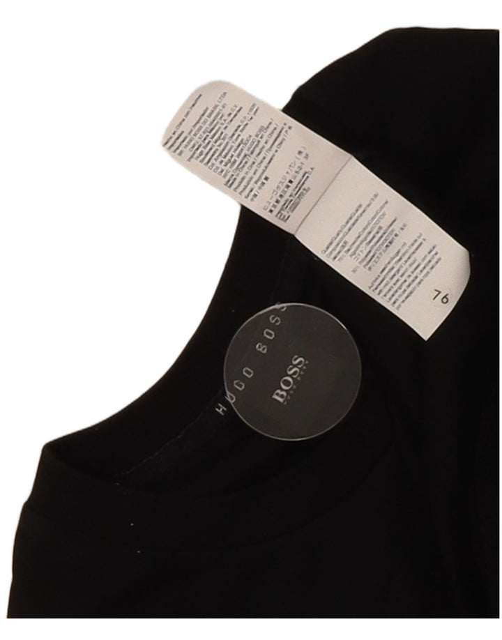 Hugo Boss Felpa grafica da uomo Maglione piccolo cotone nero