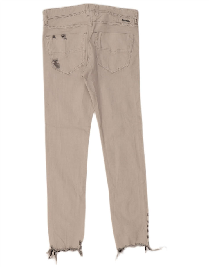 Diesel Uomo Tepphar Carota Distressed Jeans Slim W31 L31 Cotone Grigio
