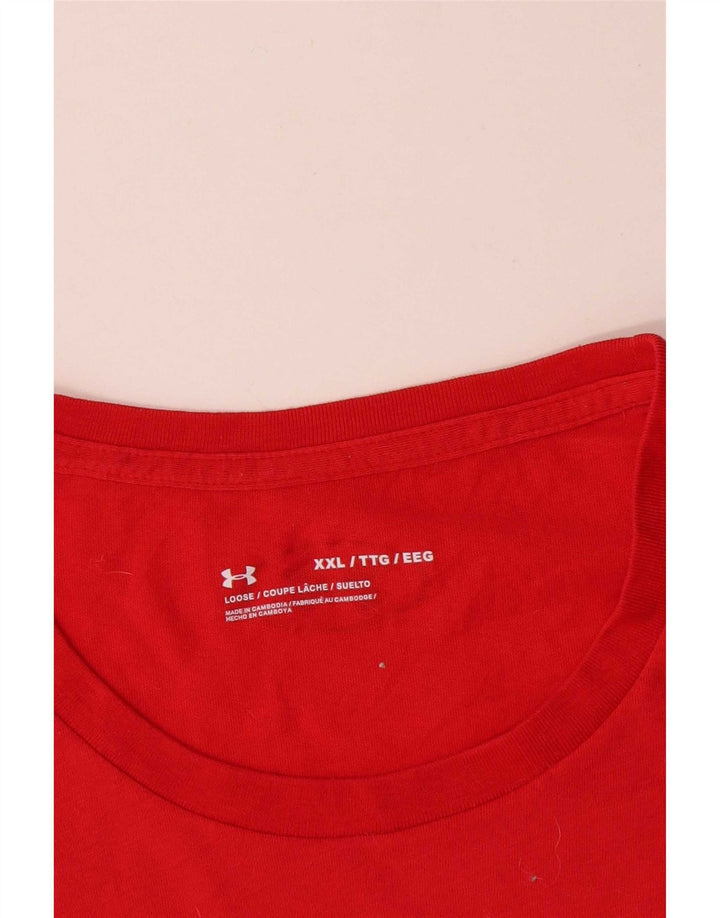 Maglietta da uomo Under Armour Top 2XL Rossa