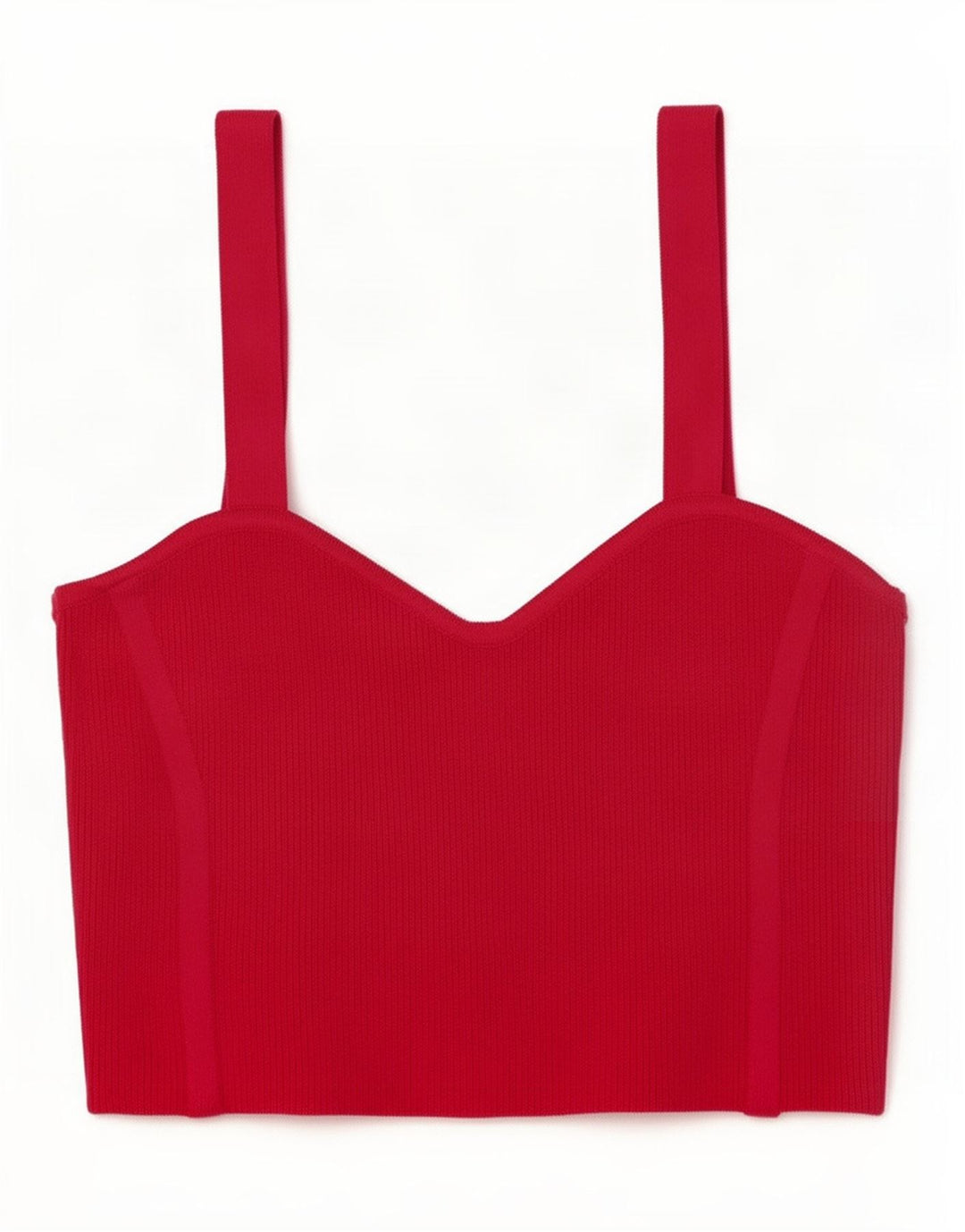Top corto in maglia da donna Zara UK 12 nylon rosa medio