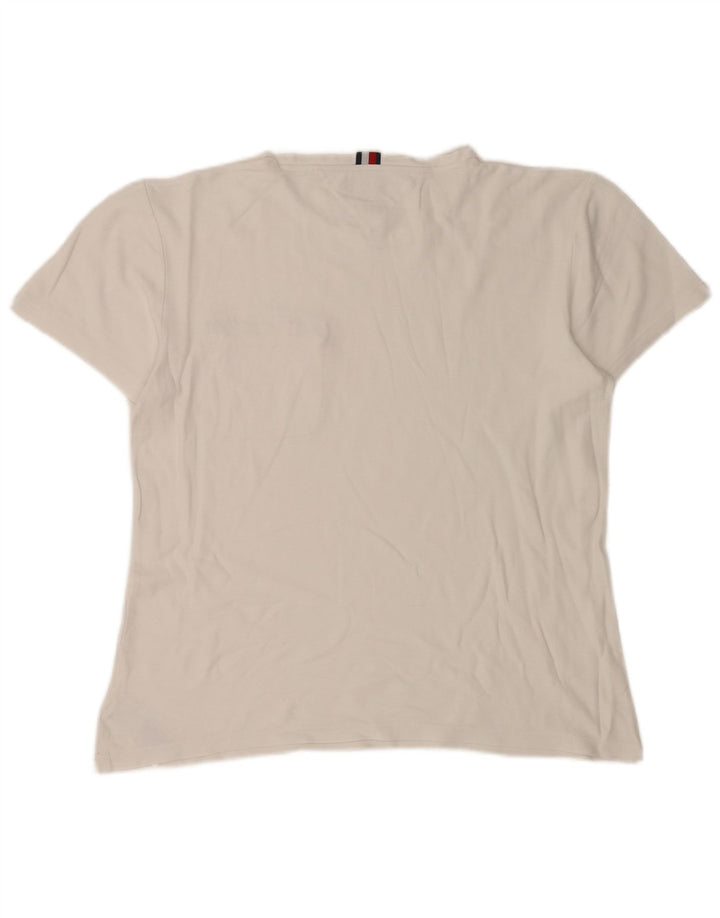 T-shirt da uomo Tommy Hilfiger Top grande in cotone bianco