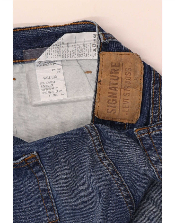 Jeans slim firmati da uomo Levi's W36 L30 in cotone blu