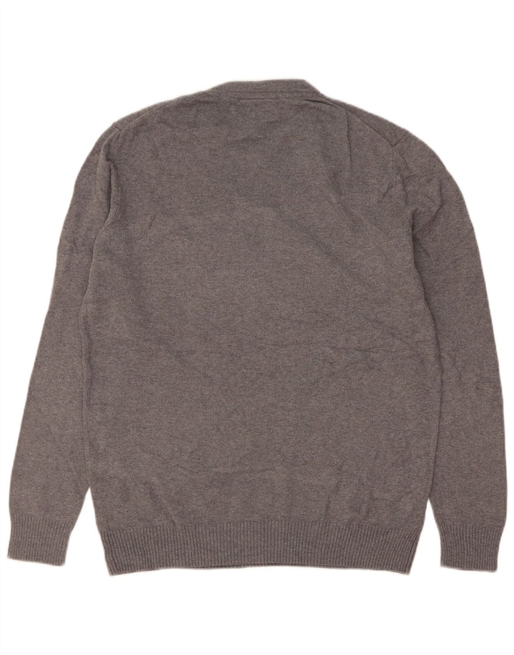 Lyle & Scott Maglione girocollo da uomo in cotone piccolo grigio screziato