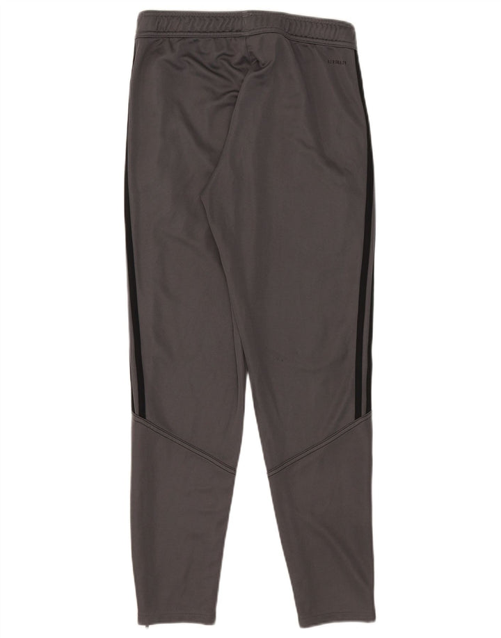 Pantaloni da tuta Adidas Aeroready da uomo in poliestere grigio medio