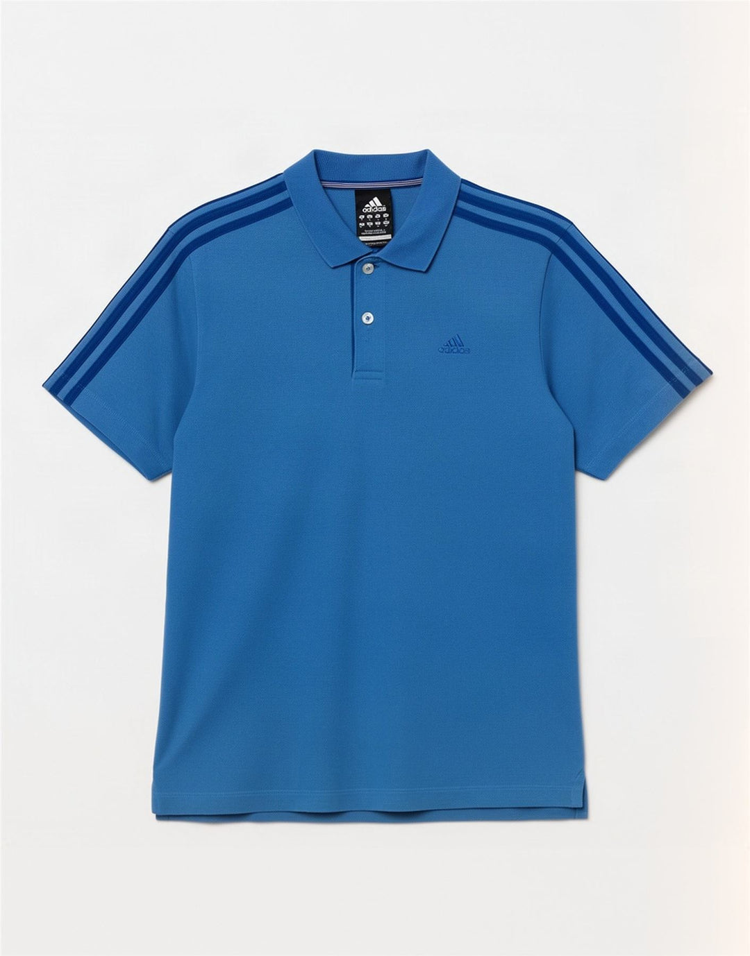 Polo Adidas Clima 365 da uomo piccola in cotone blu