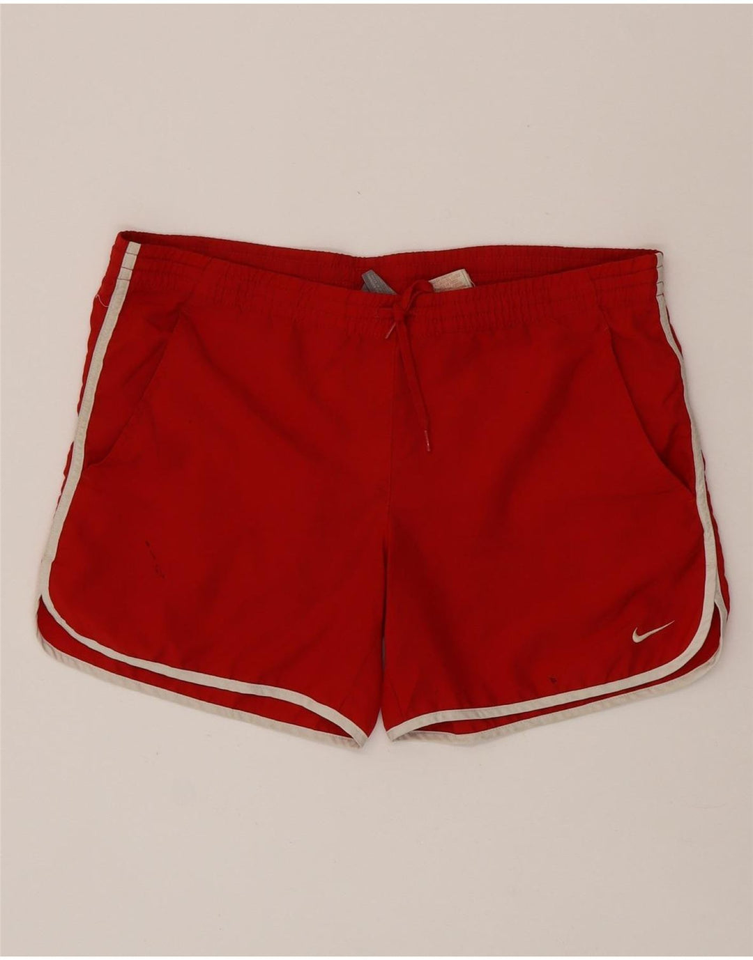 Pantaloncini sportivi Nike da donna UK 8/10 piccoli poliestere rosso