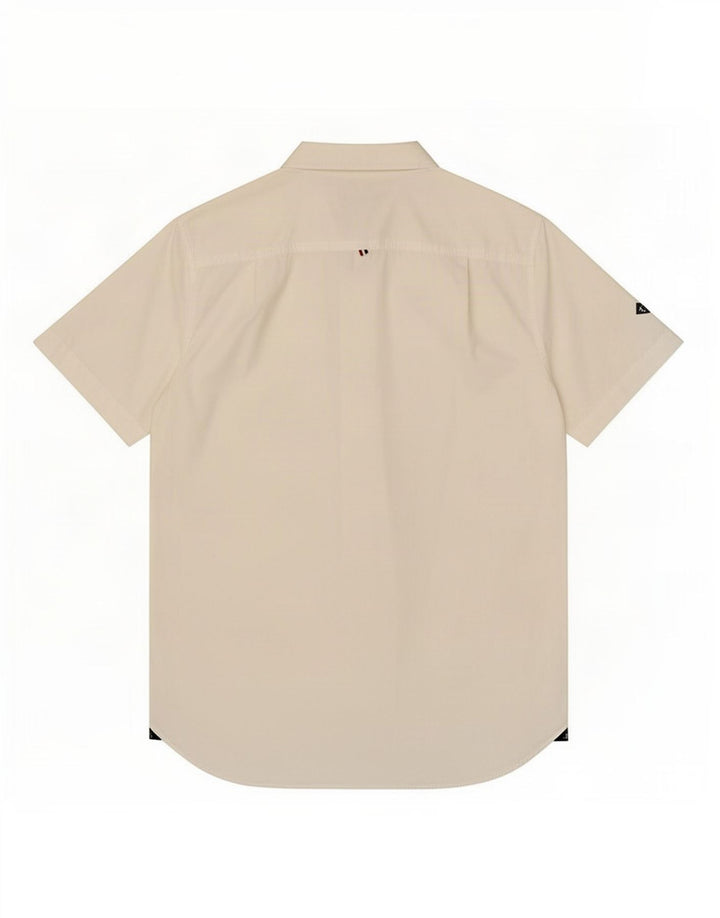 Superdry Mens Short Sleeve Shirt Large White Cotton