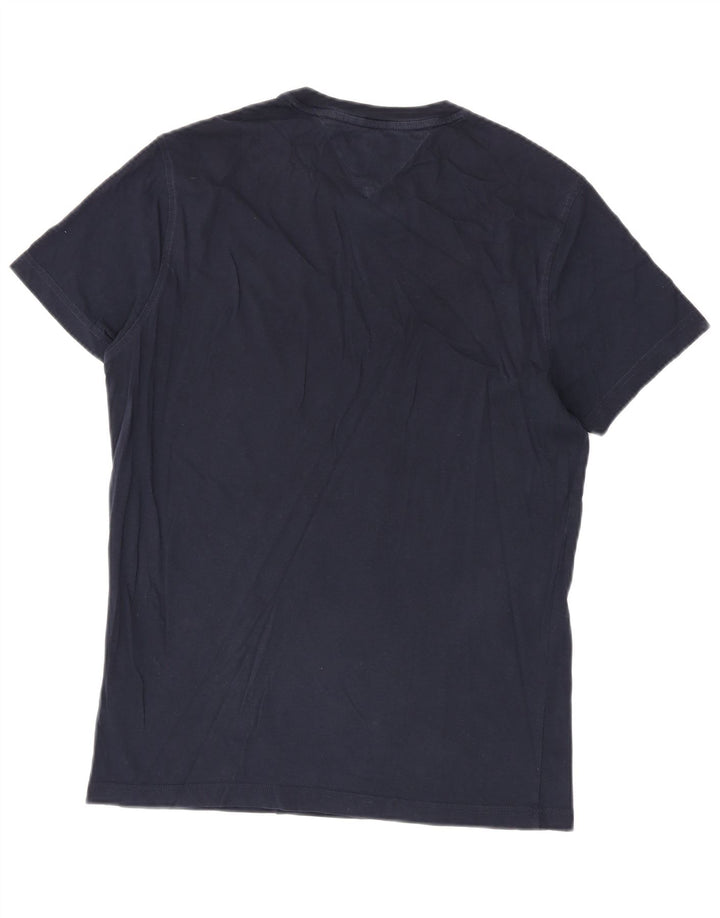 T-shirt da uomo Tommy Hilfiger Top in cotone blu navy medio
