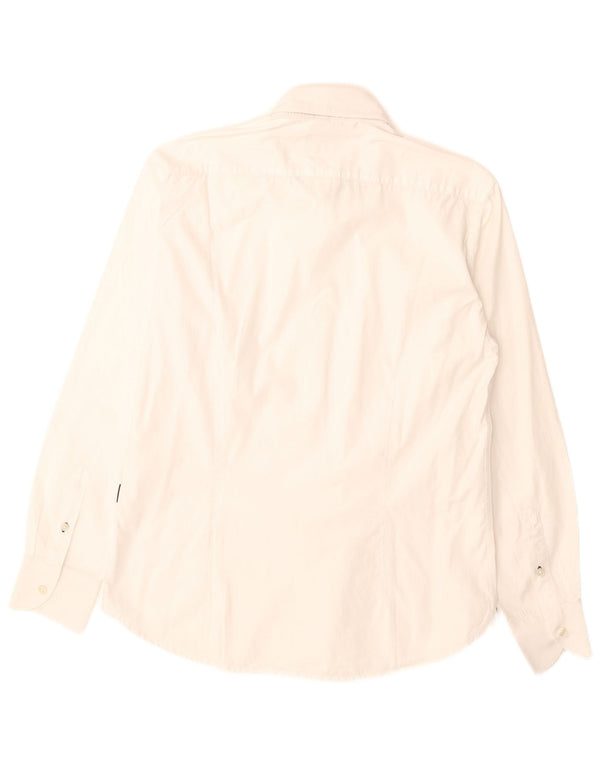 Camicia Carrera da uomo slim fit grande bianca