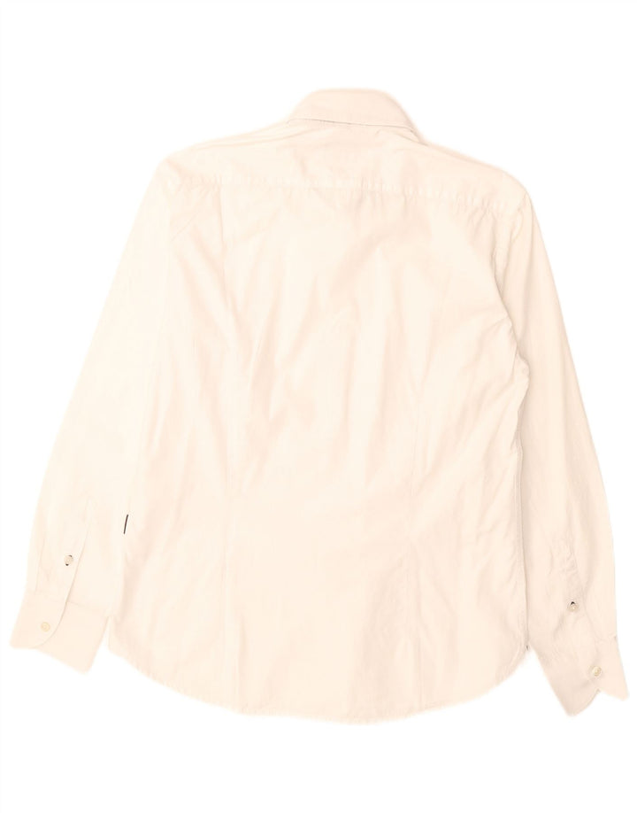 Camicia Carrera da uomo slim fit grande bianca