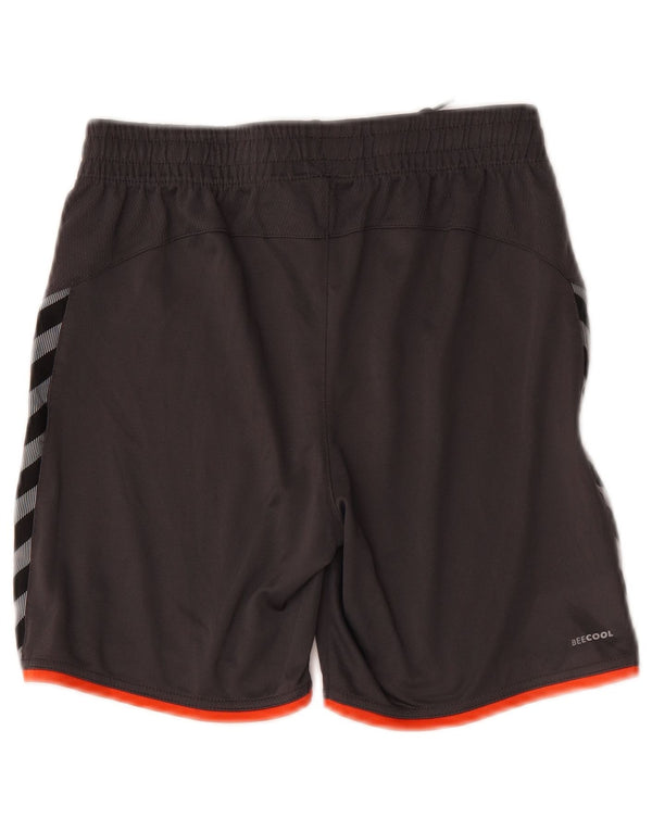 Pantaloncini sportivi grafici Hummel per ragazzi 13-14 anni Poliestere color block grigio