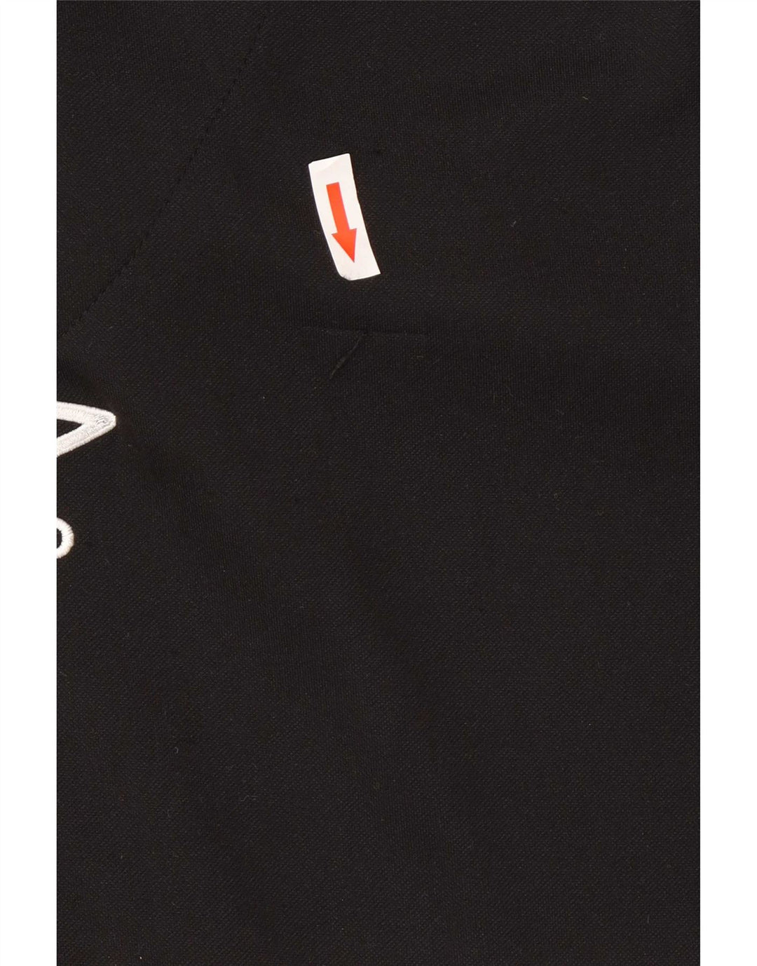 Umbro Tuta da uomo pullover con zip e collo, grande, in poliestere nero